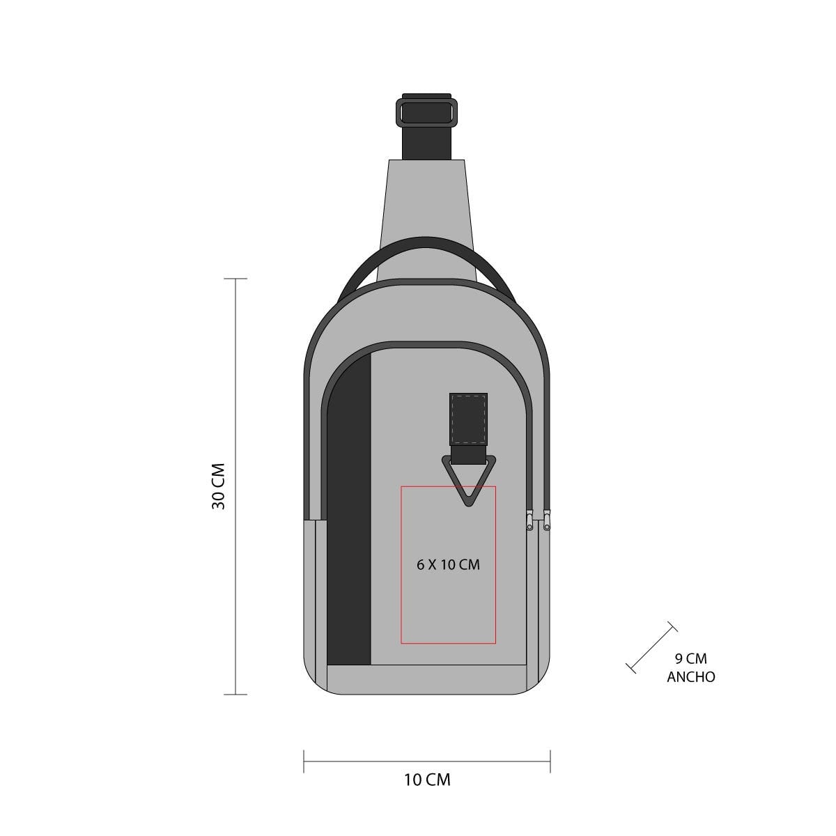 MOCHILA POLIÉSTER MULTIFUNCIONAL ZADTER