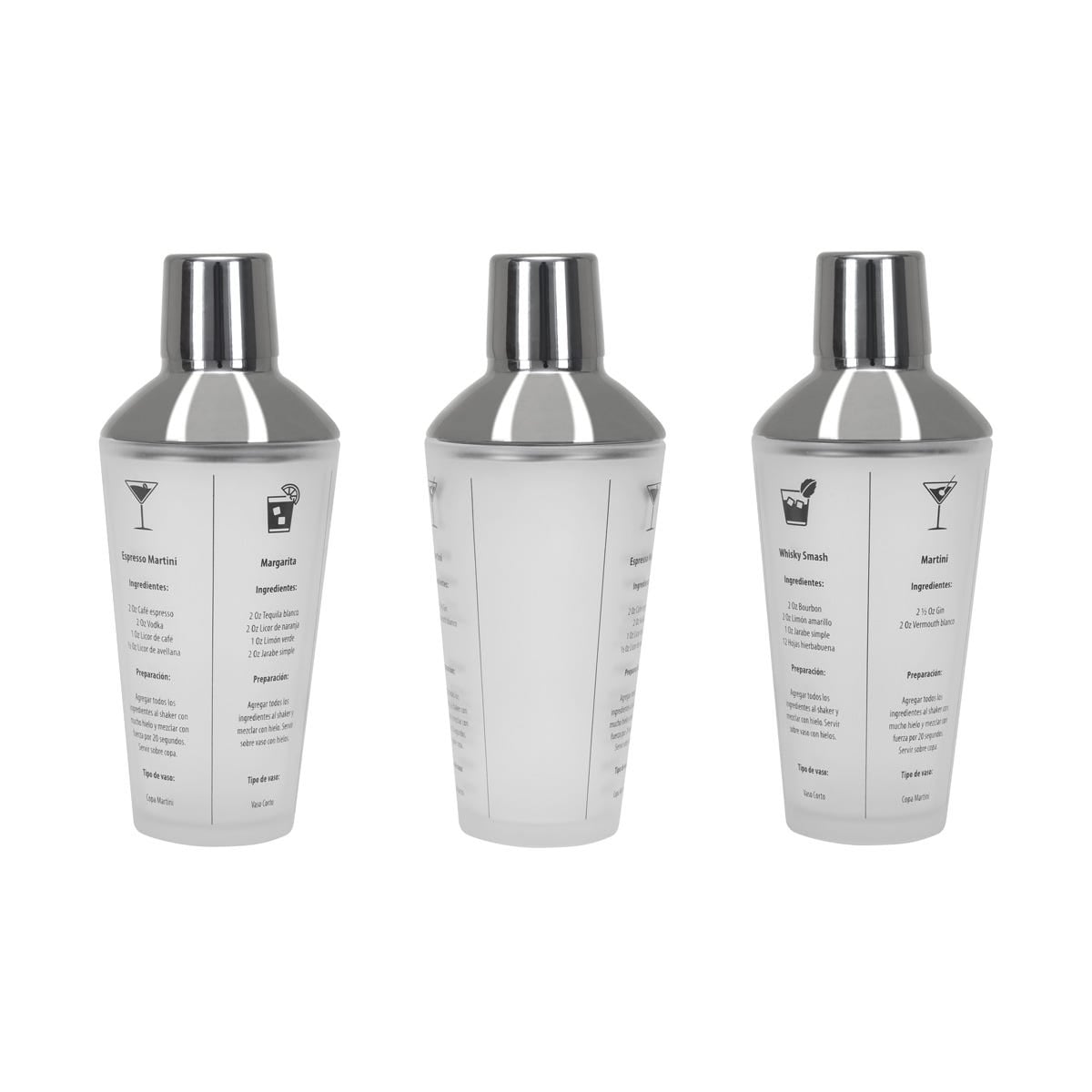 SHAKER ACERO 450ML ZAEEYA