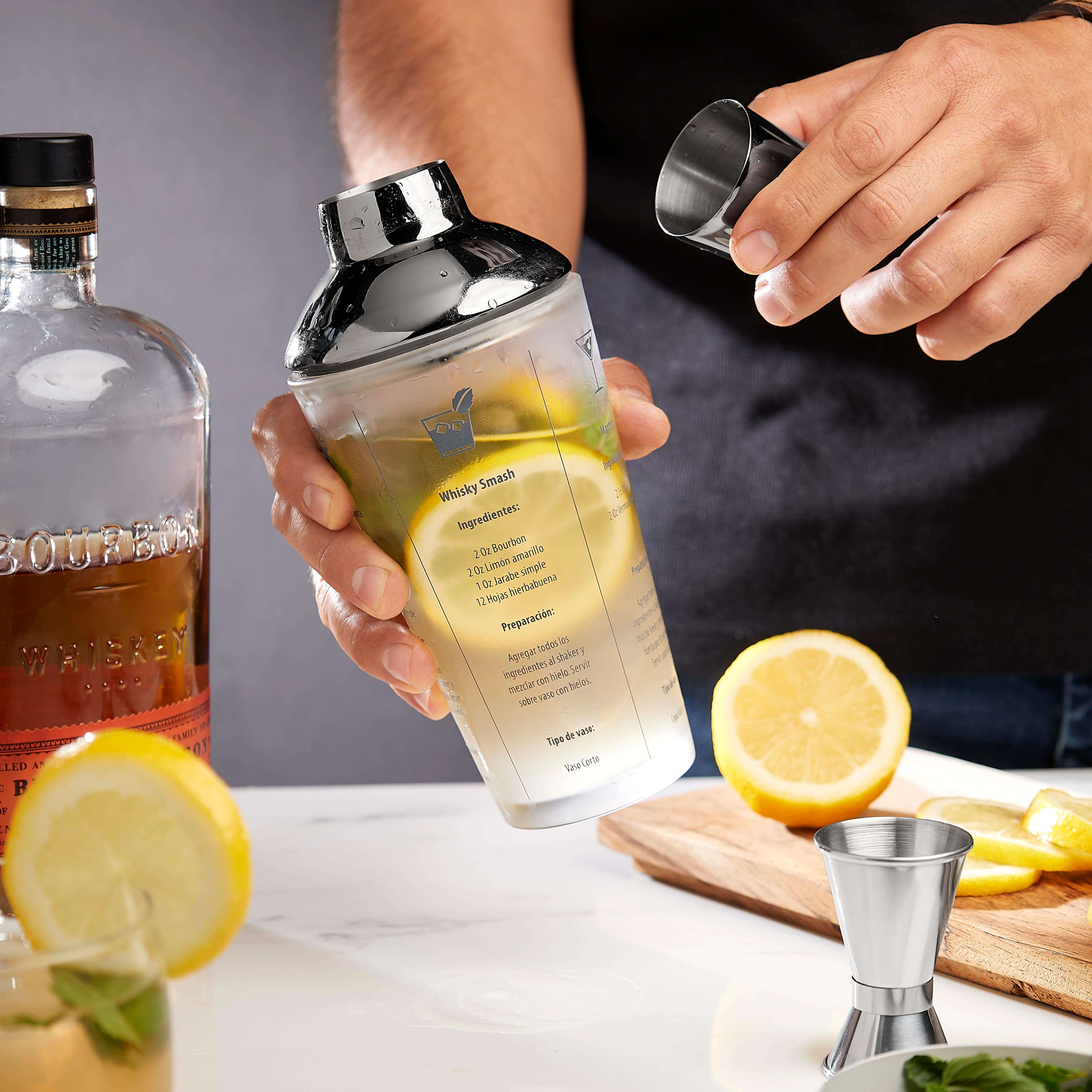 SHAKER ACERO 450ML ZAEEYA