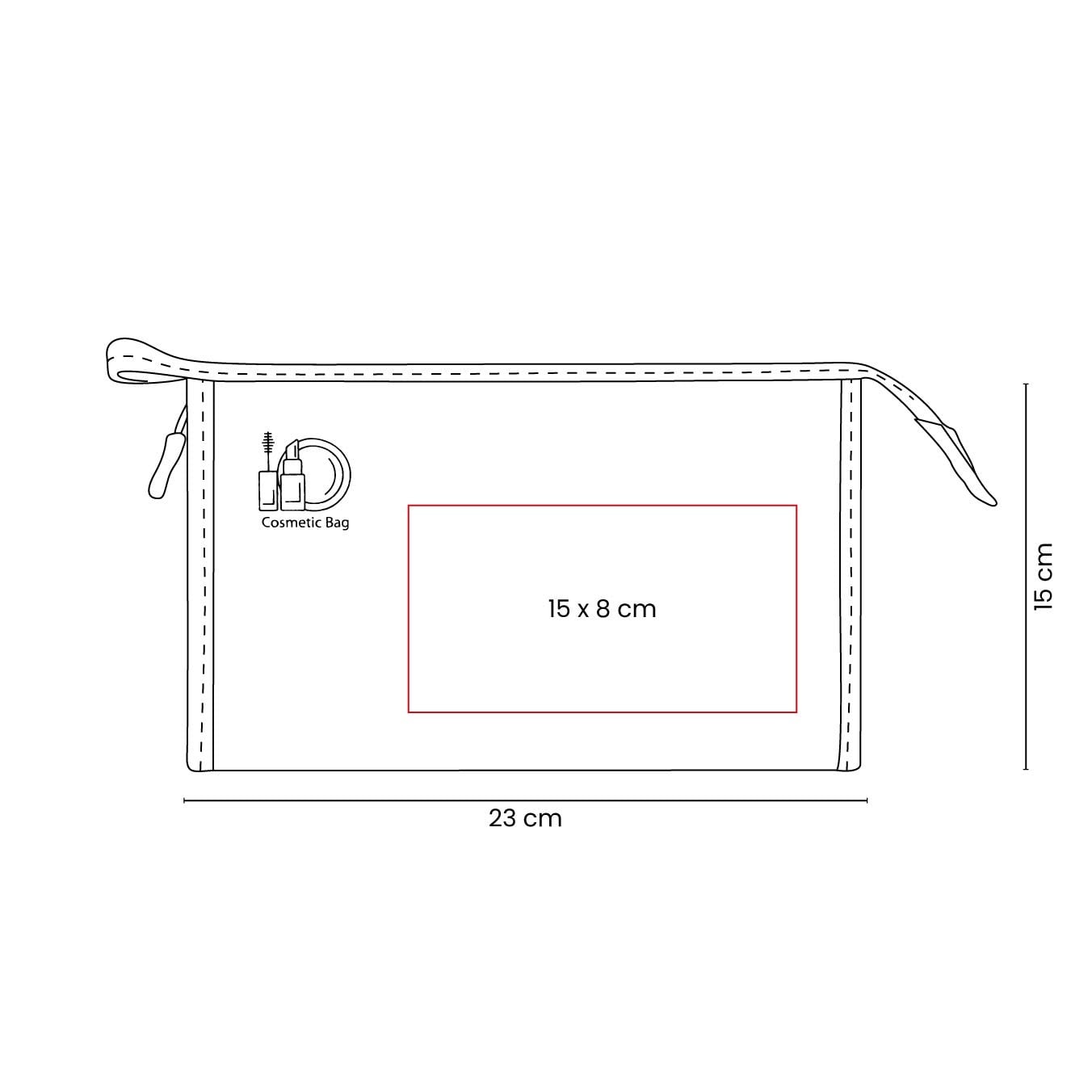 COSMETIQUERA PLASTICO PVC ZAETUL
