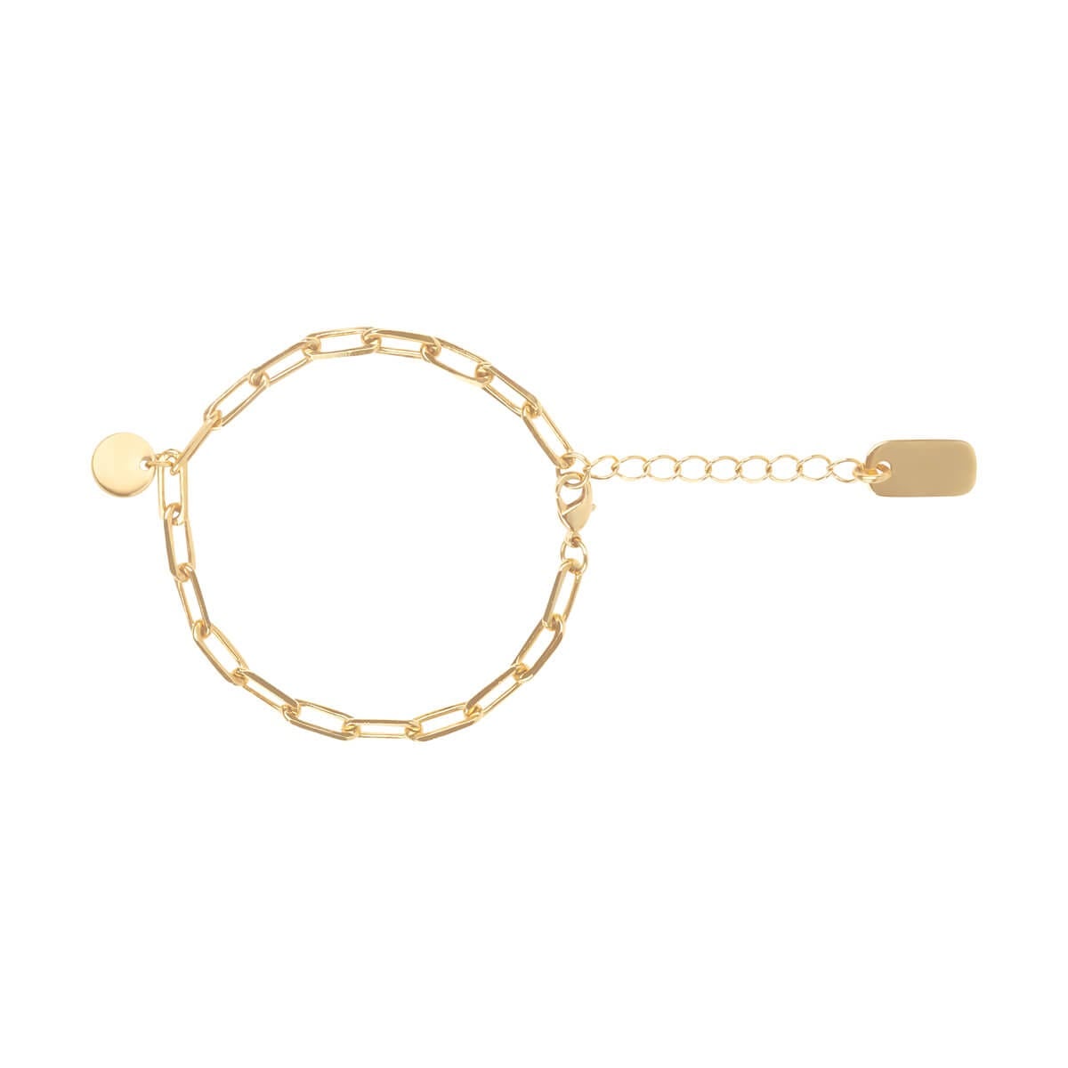 PULSERA CHAPA DE ORO ZAEYNT