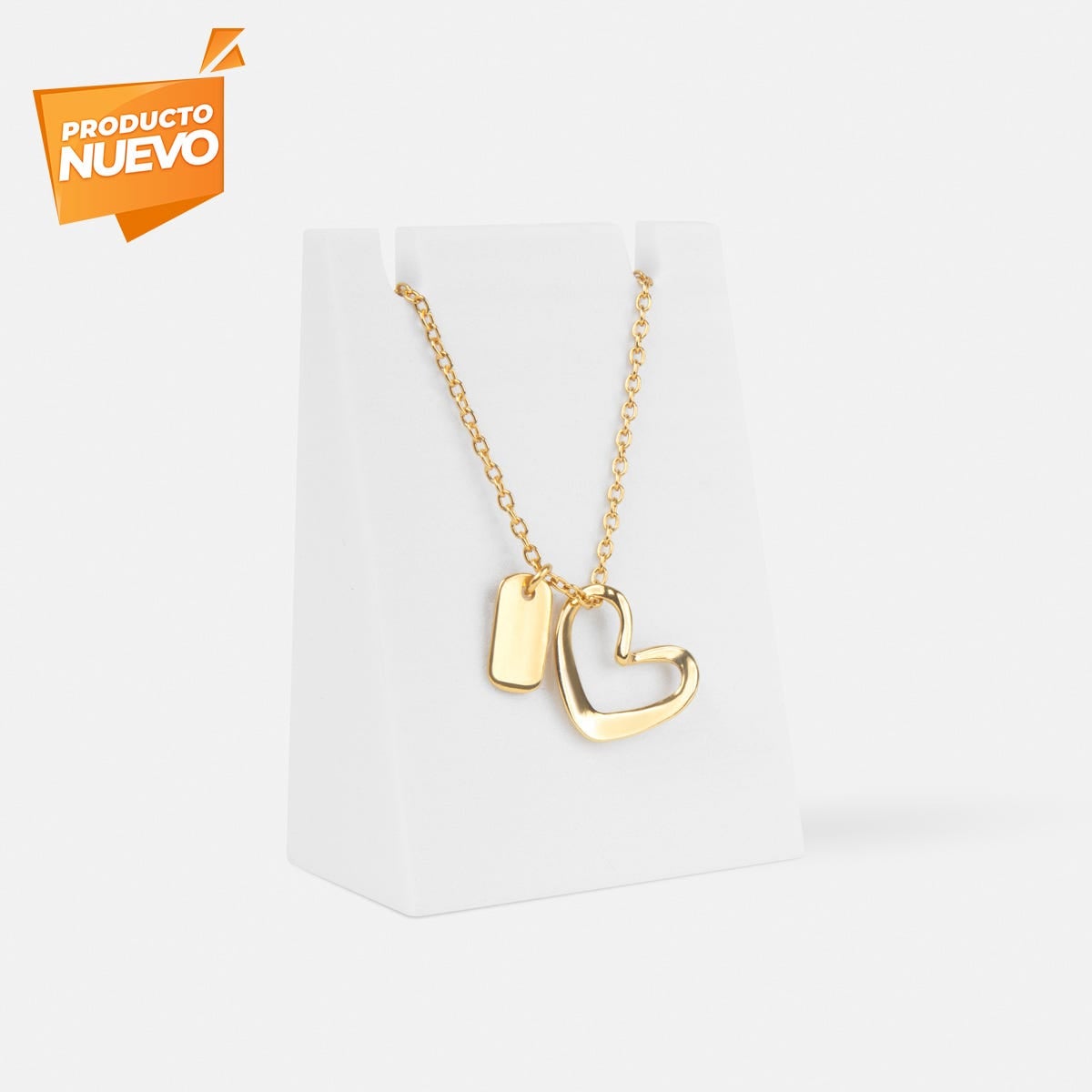 COLLAR CHAPA DE ORO ZAEZEN