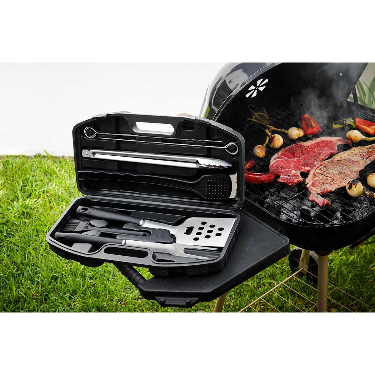 SET ACERO INOXIDABLE Y PLÁSTICO UTENSILIOS AACTARK