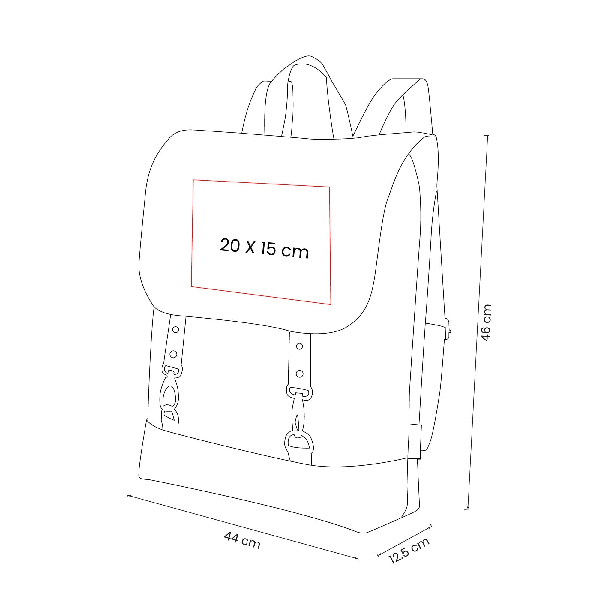 MOCHILA ALGODN RECICLADO AADUEL