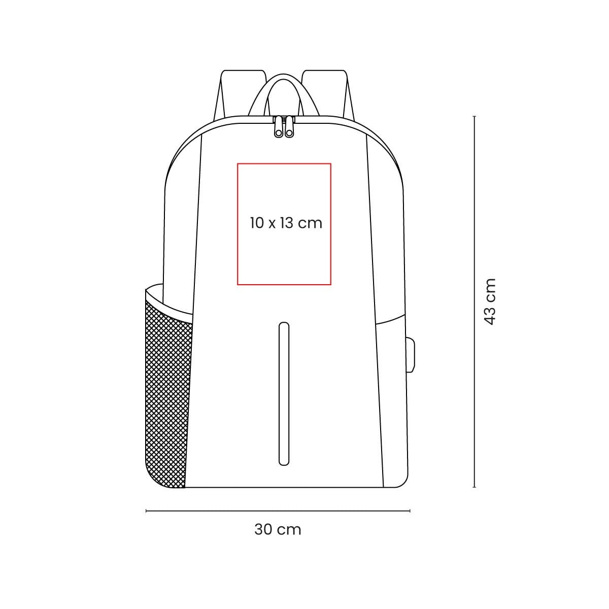 MOCHILA POLIÉSTER AAEELM