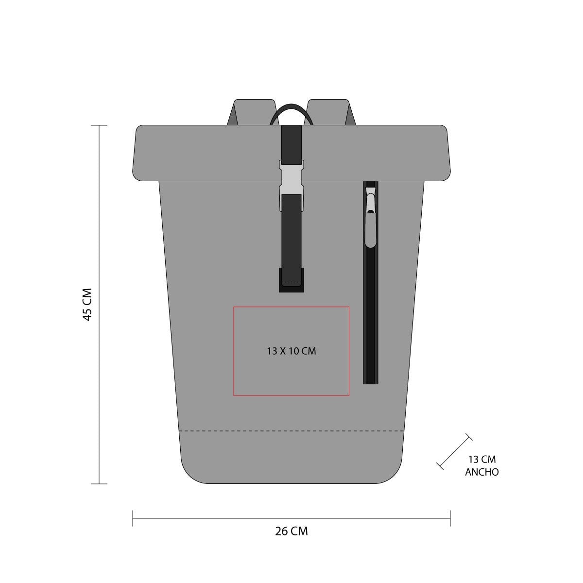 MOCHILA POLIÉSTER AAEELT