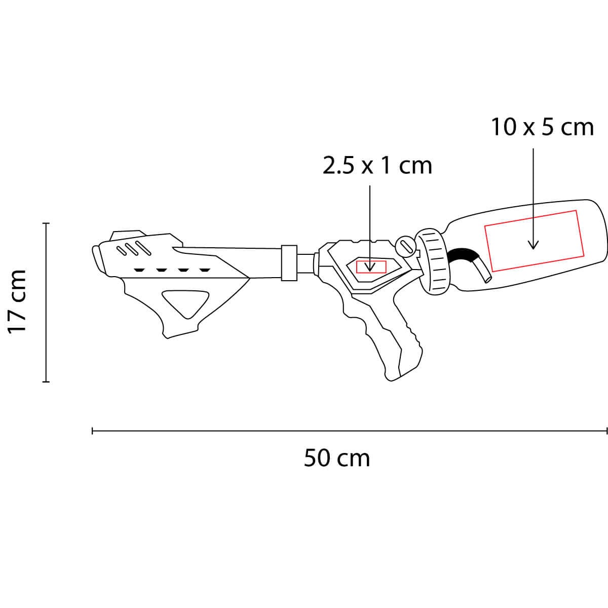 PISTOLA PLASTICO AAEOYRE