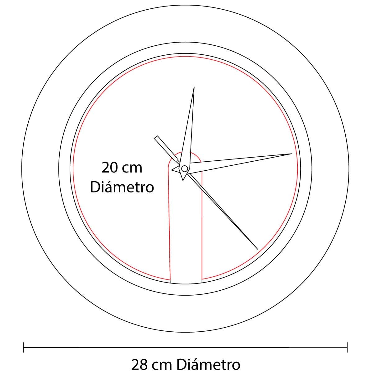 RELOJ PLASTICO BABOENT