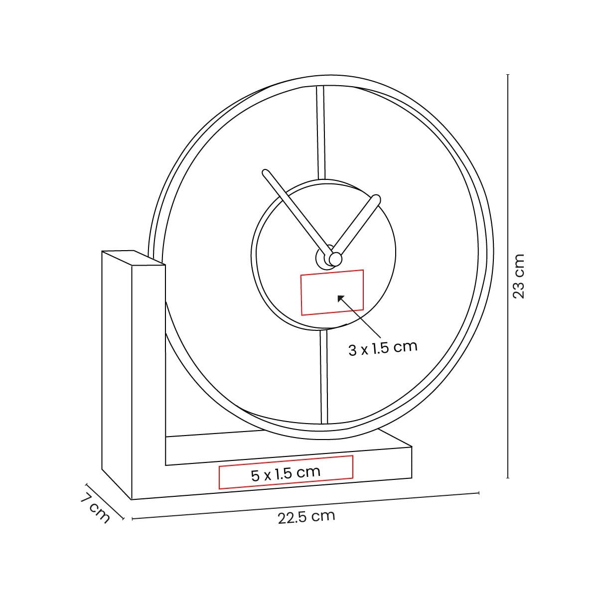 RELOJ MADERA BABRAN