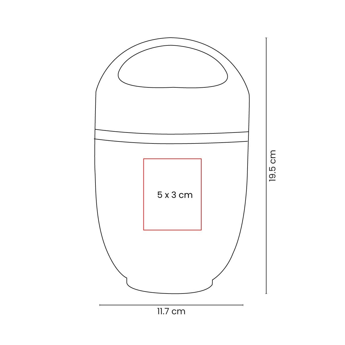 PORTAVIANDAS ACERO PLEGABLE 800ML DADPHE