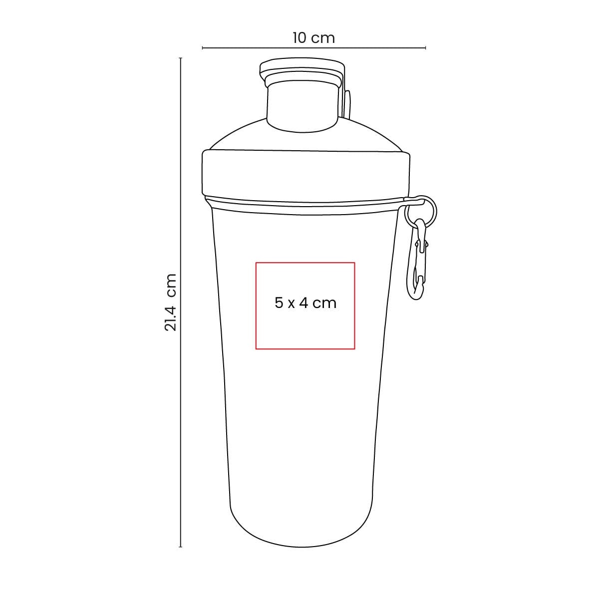 CILINDRO PLÁSTICO 16 OZ GACTUSE