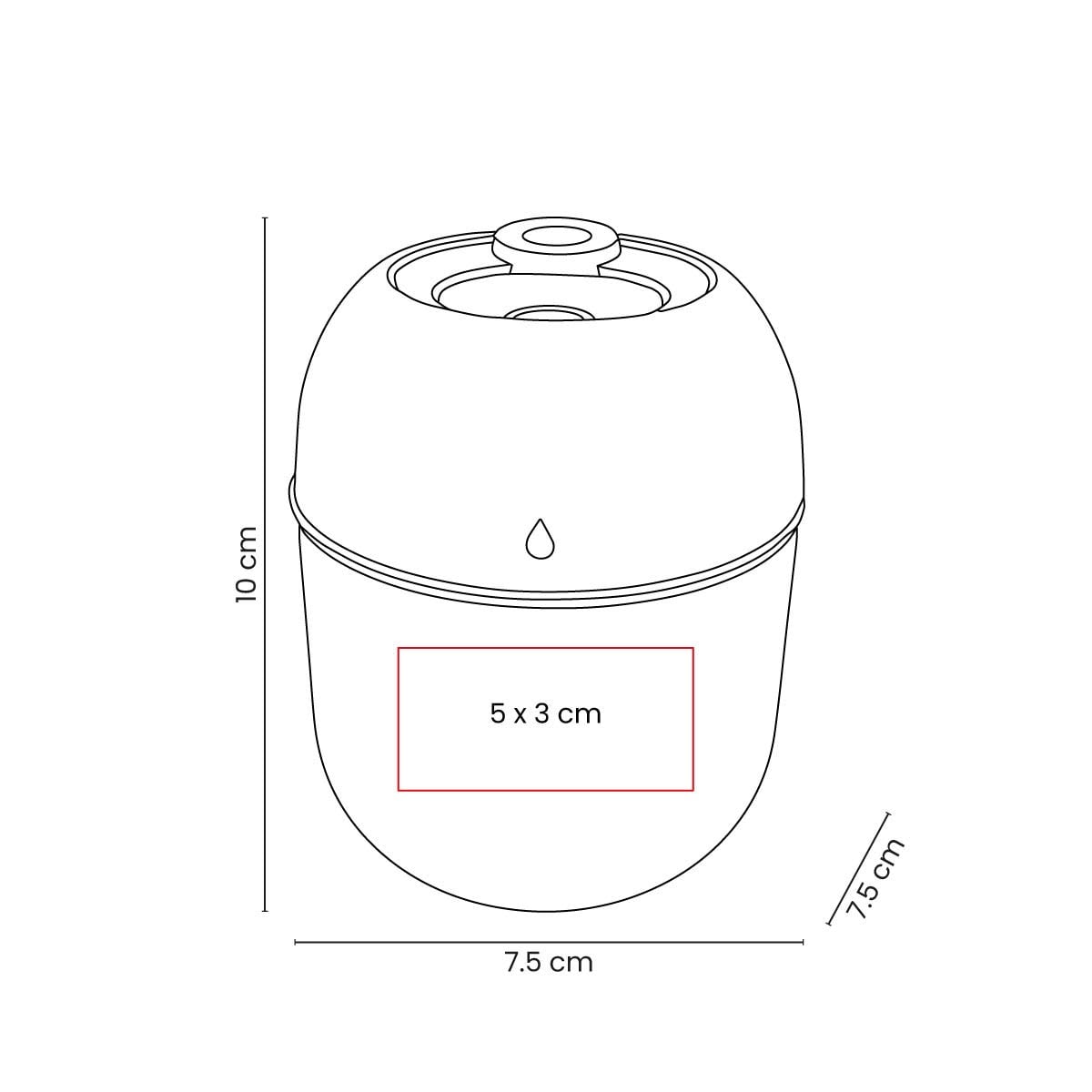 HUMIDIFICADOR LED GAEORVY