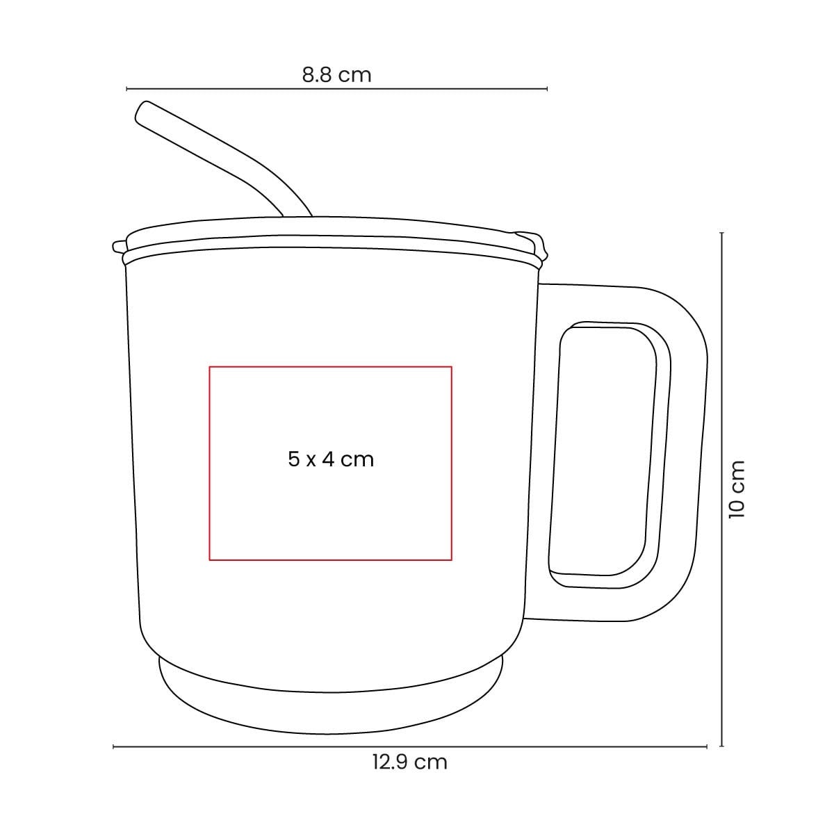 TAZA ACERO INOXIDABLE 14 OZ GAEOYDE