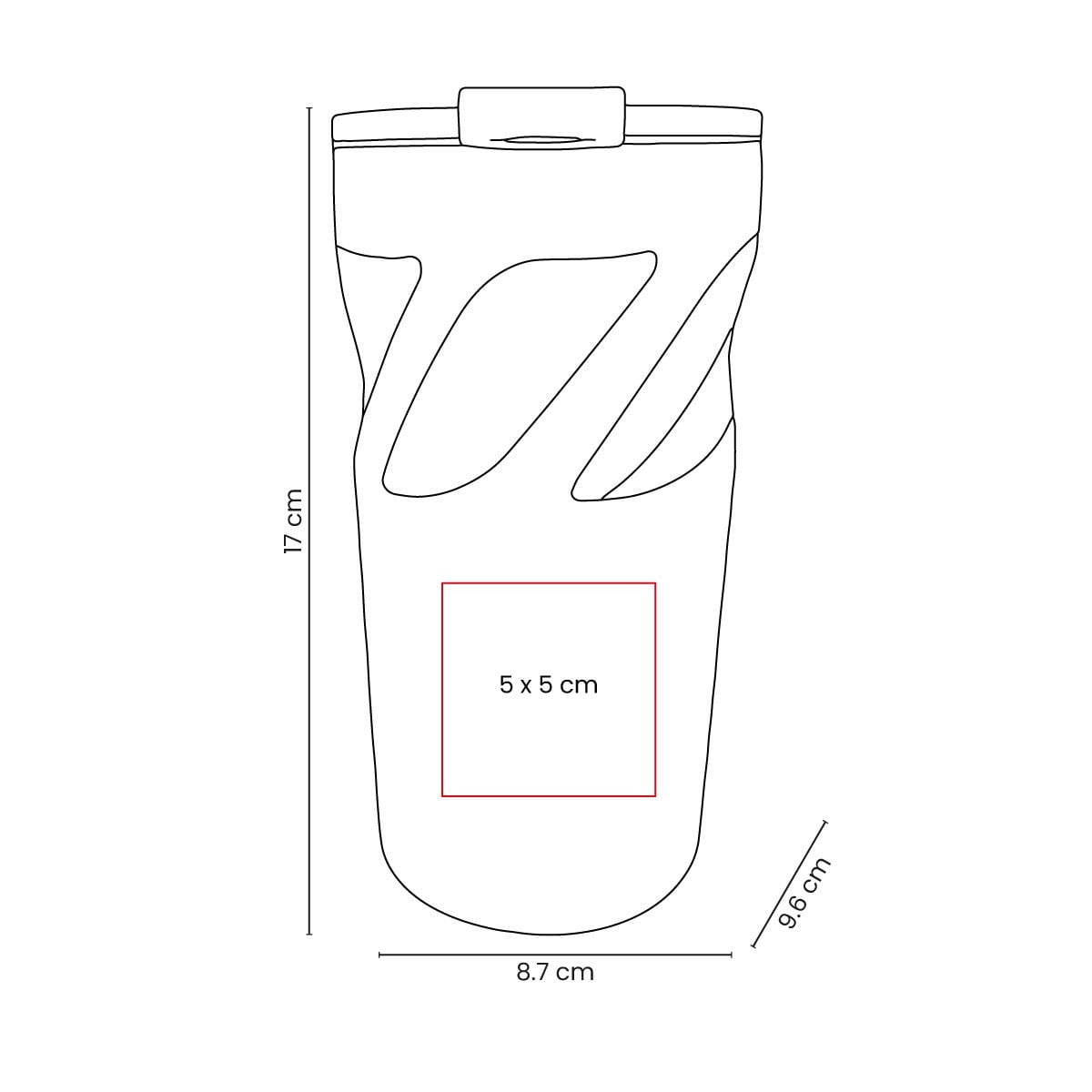 TERMO ACERO INOXIDABLE 16 OZ GAESET