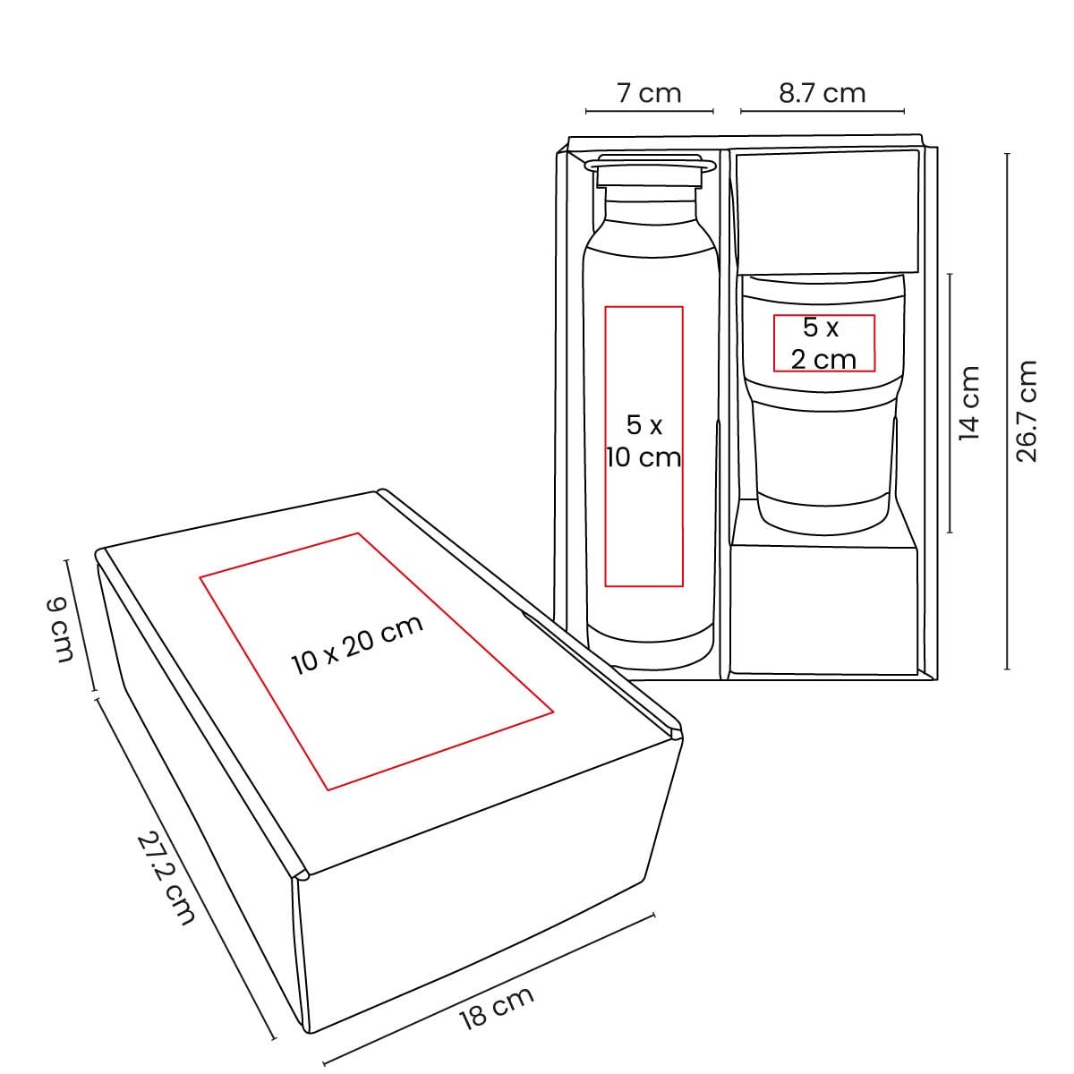 TERMO ACERO INOXIDABLE 23 OZ GAESKY