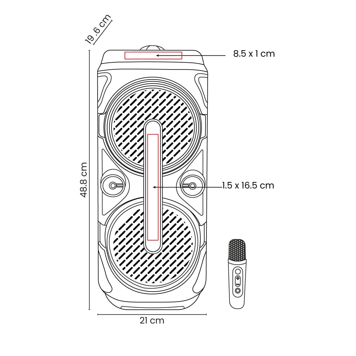 BOCINA BLUETOOTH 1500 MAH GAEUNX