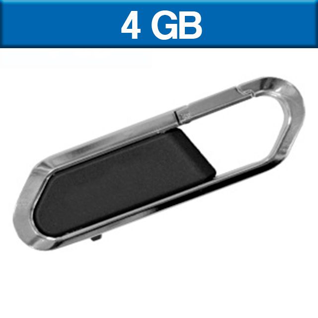 USB PLÁSTICO MOSQUETÓN 4GB LADEYT