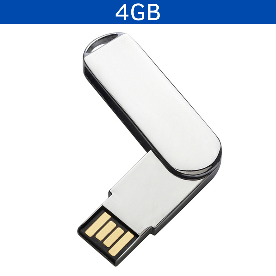 USB METAL GIRATORIO 4GB LADIBE