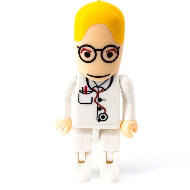 USB PLÁSTICO DOCTOR ARTICULADO 4GB LADLUX