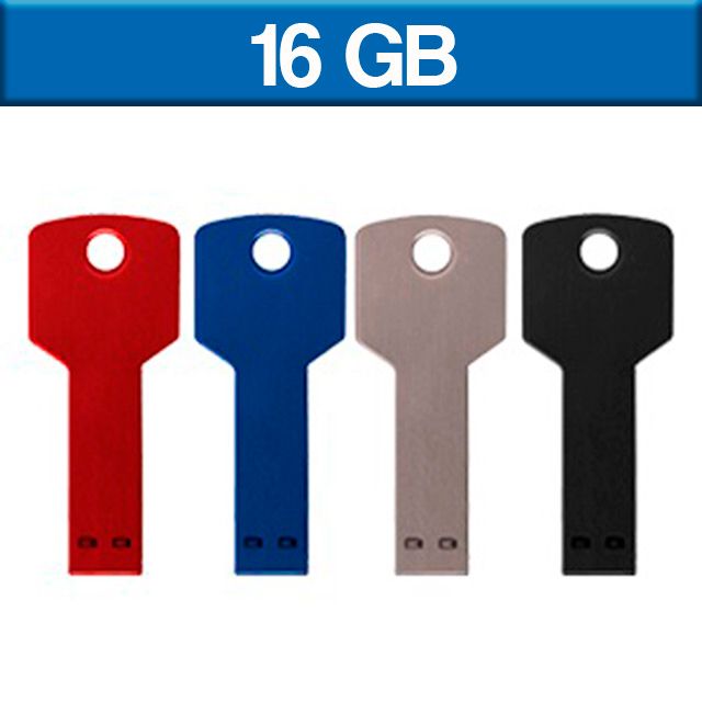 USB LLAVE METAL CUADRADA 16GB LAEIOV