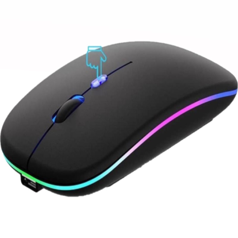MOUSE BLUETOOTH DUAL RGB MACEELO