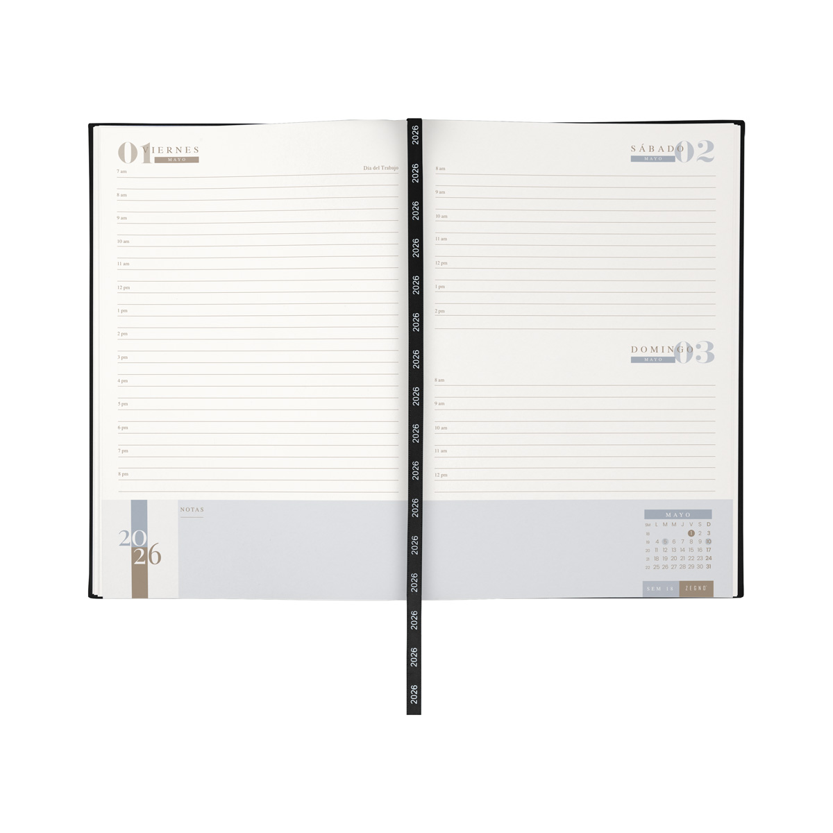 AGENDA DIARIA CLÁSICA 2026