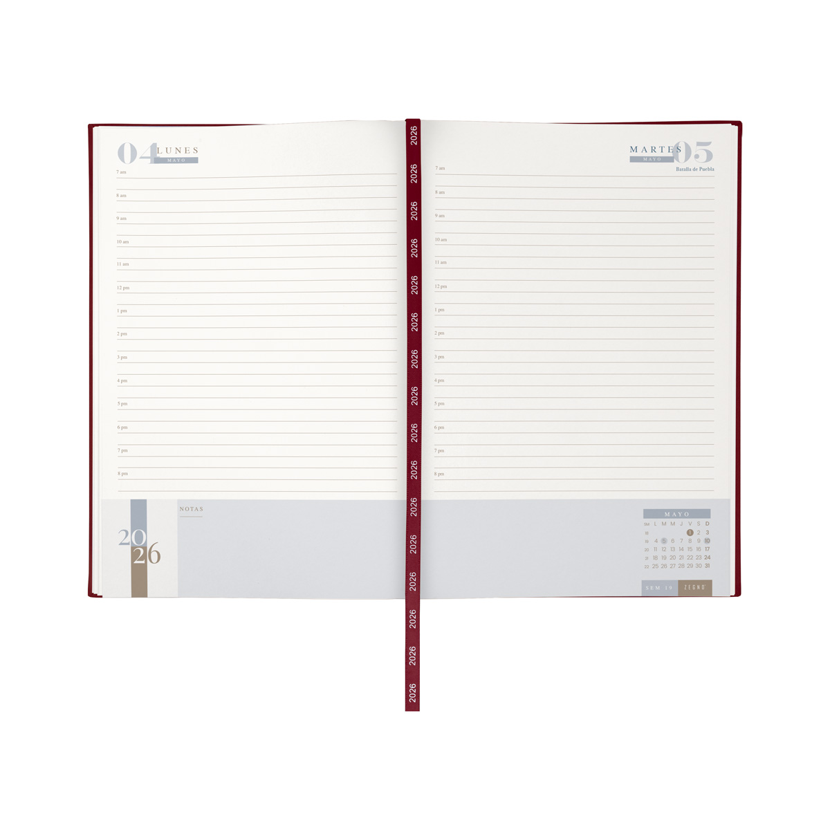 AGENDA DIARIA CLÁSICA 2026