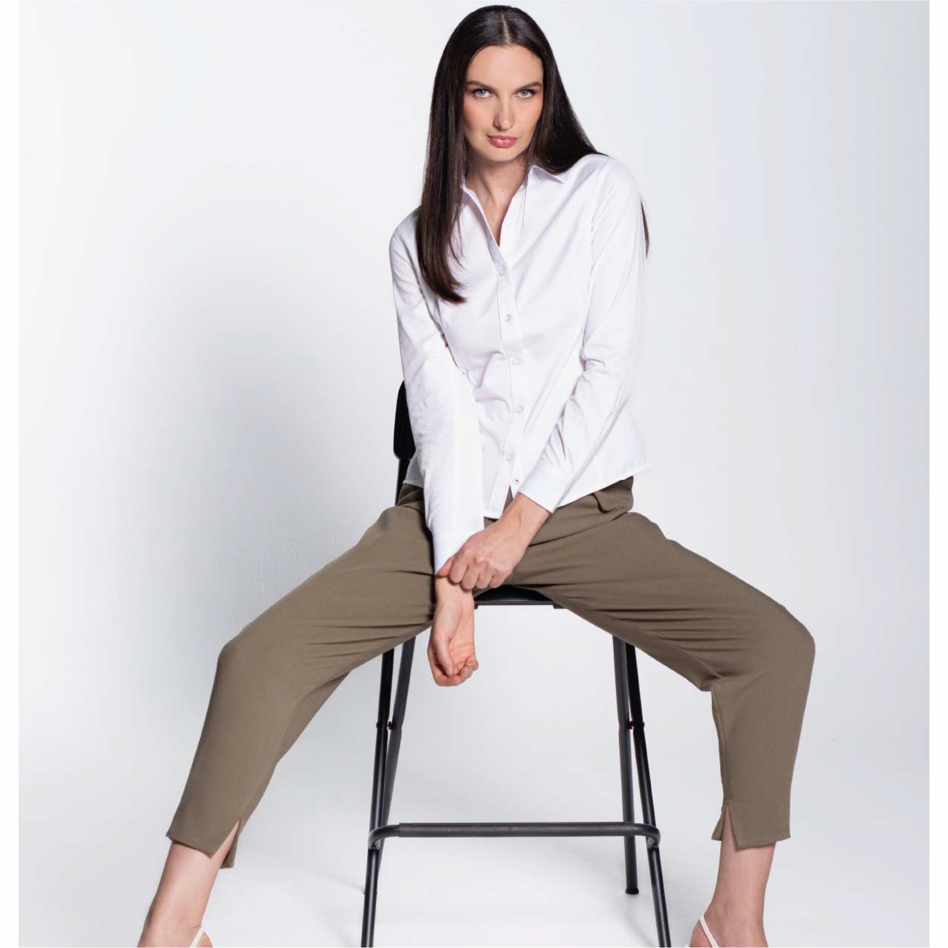 CAMISA GABARDINA MANGA LARGA