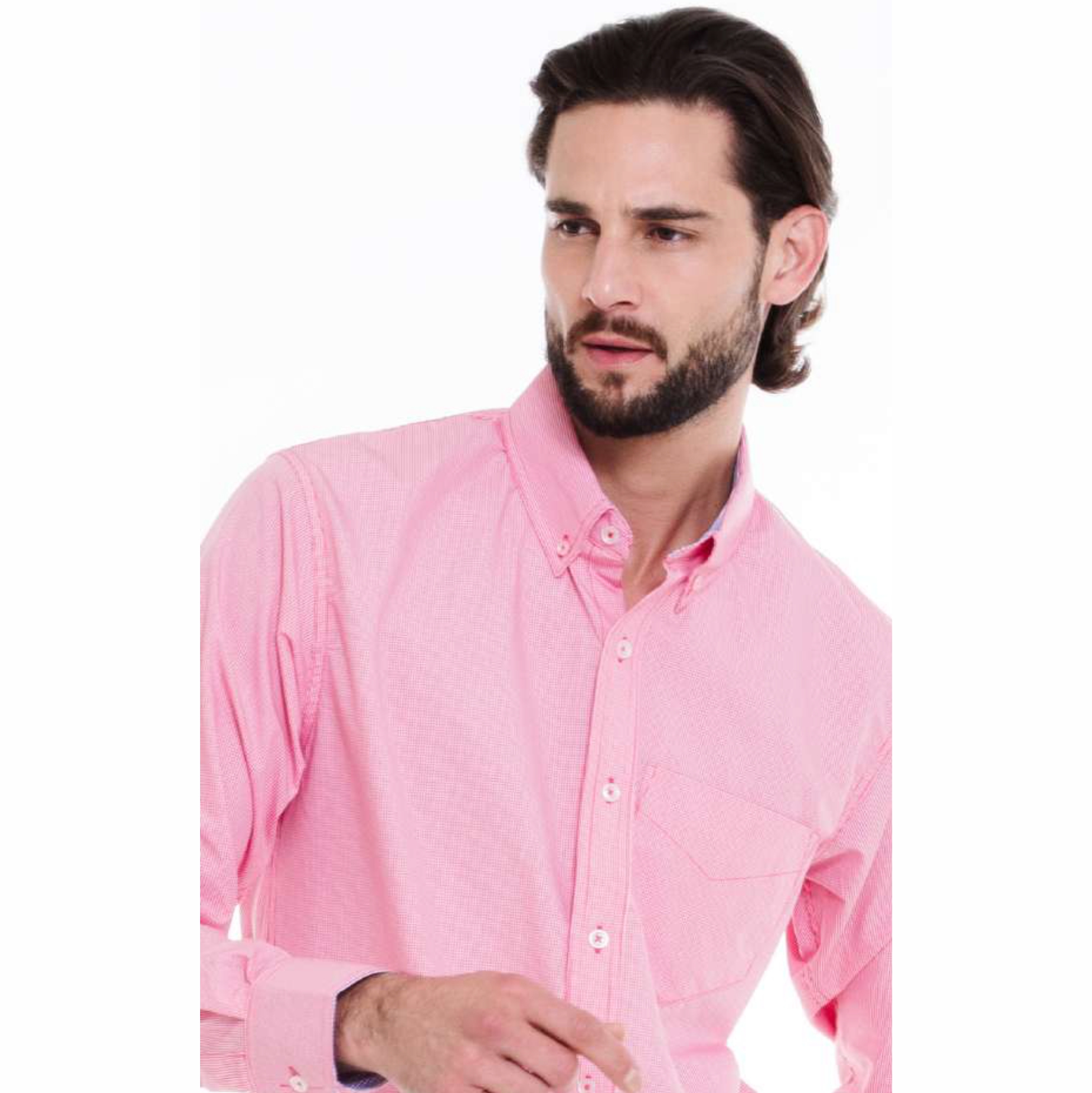 CAMISA CUADROS & RAYAS MANGA LARGA