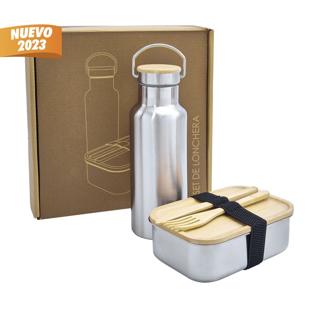 SET DE LONCHERA POU Acero Inox