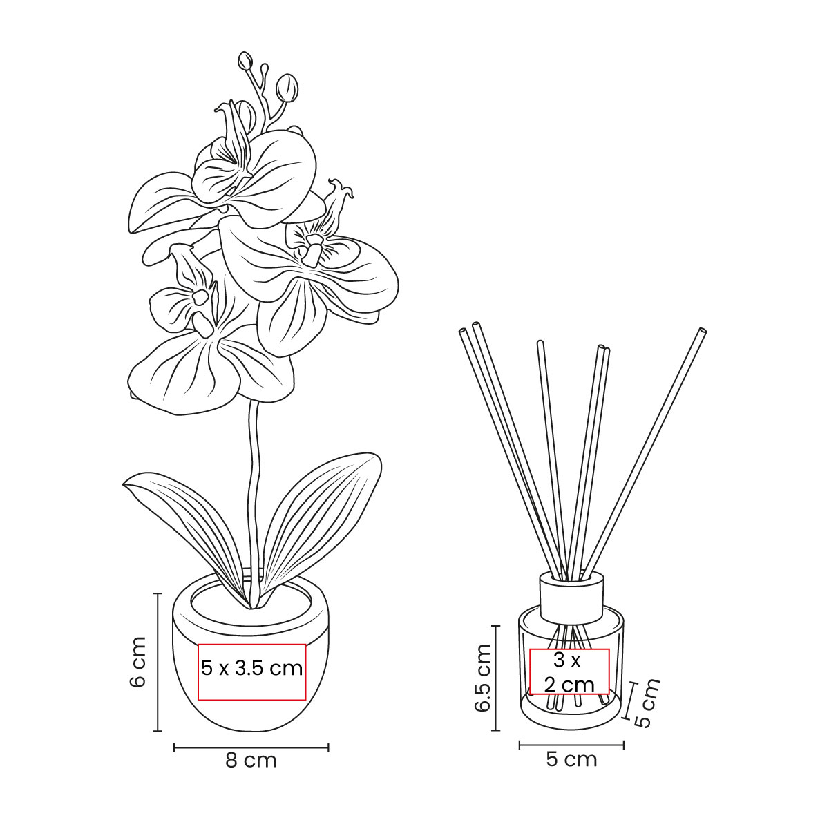 SET DECORATIVO FIORA