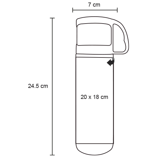 TERMO INOXIDABLE 500ML MACNOELD