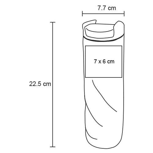 TERMO PLÁSTICO 500ML MACNYNE