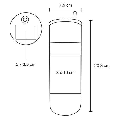TERMO INOXIDABLE 600ML MACRONT