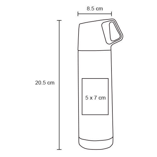 TERMO INOXIDABLE 500ML MACSINO