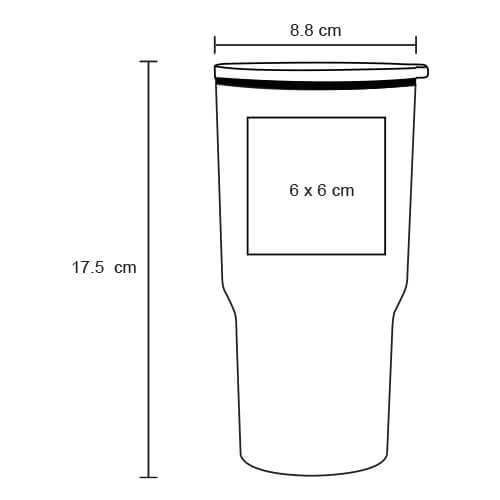 TERMO PLÁSTICO 590ML MACSOXY