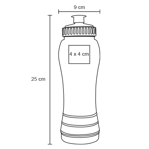 CILINDRO PLÁSTICO MACTOBI 700ML