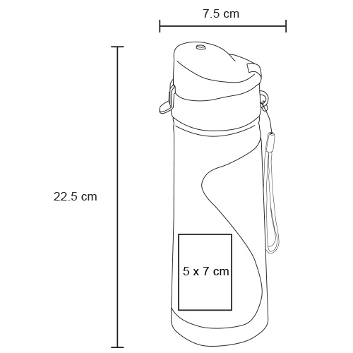 CILINDRO PLÁSTICO MACTOET 600ML