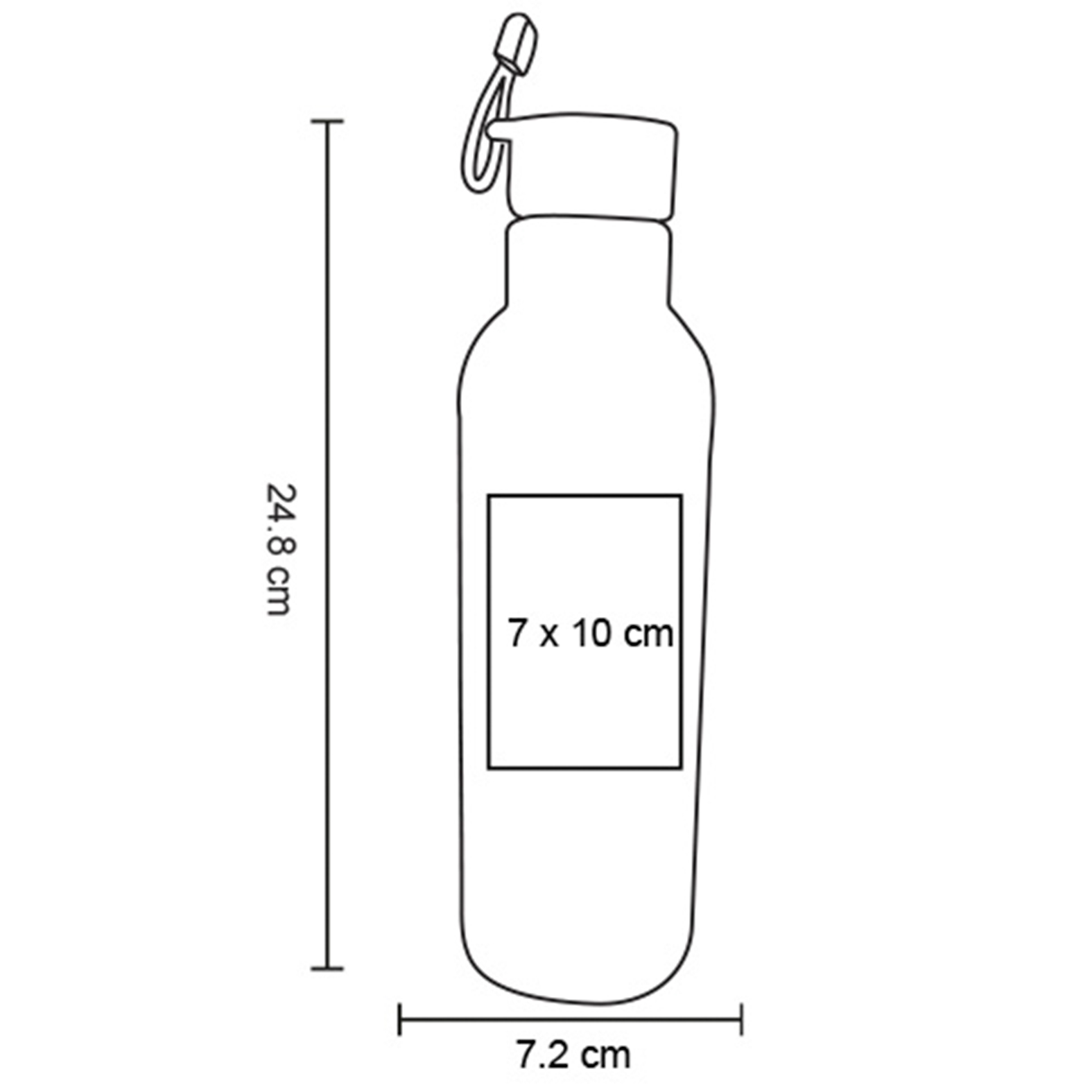 CILINDRO INOXIDABLE MACTOGU 750ML