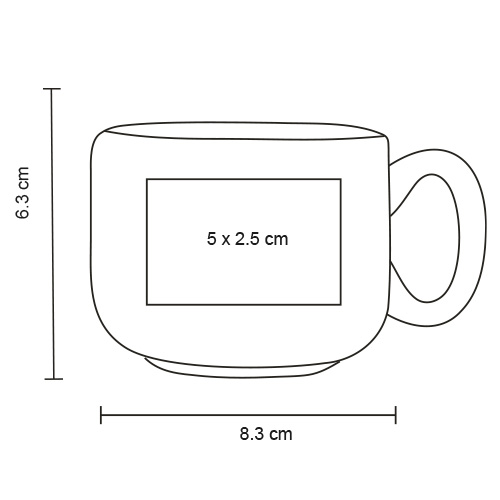 TAZA CERÁMICA MACTOPI 220ML