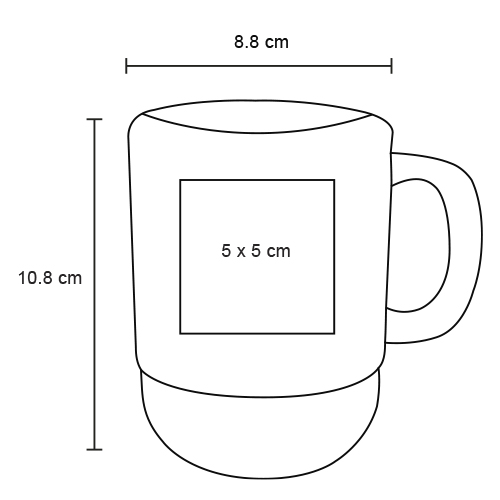 TAZA CERÁMICA MACTOQU 420ML
