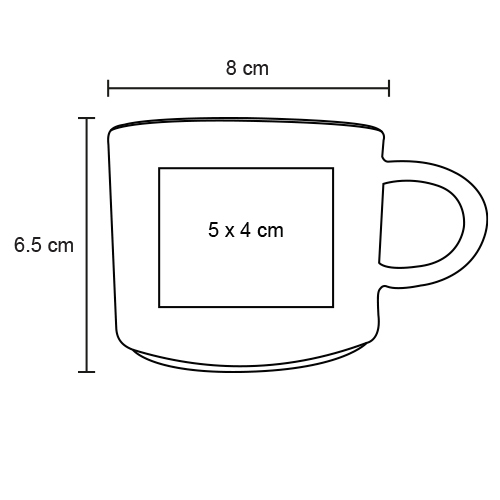 TAZA CERÁMICA MACTOSI 220ML