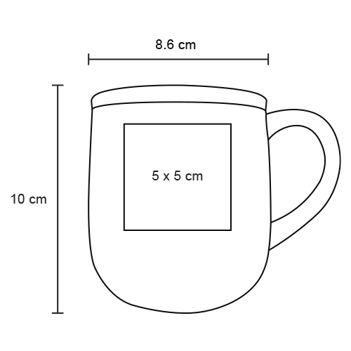 TAZA INOXIDABLE MACTOUB 380ML