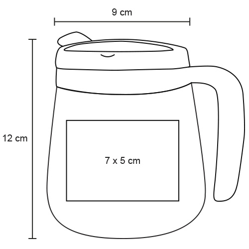 TAZA INOXIDABLE MACTOUD 365ML