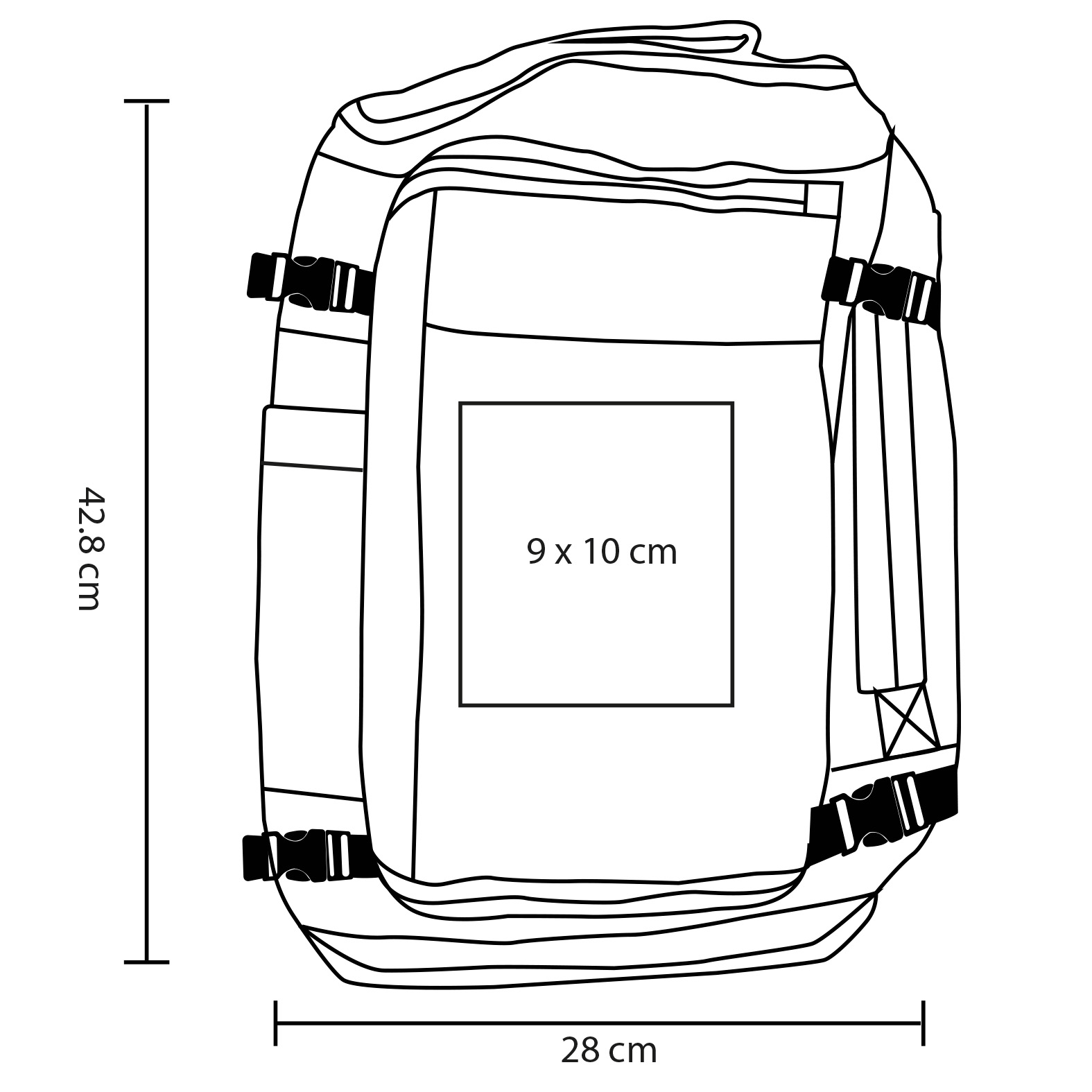 MOCHILA POLIÉSTER PACITAS