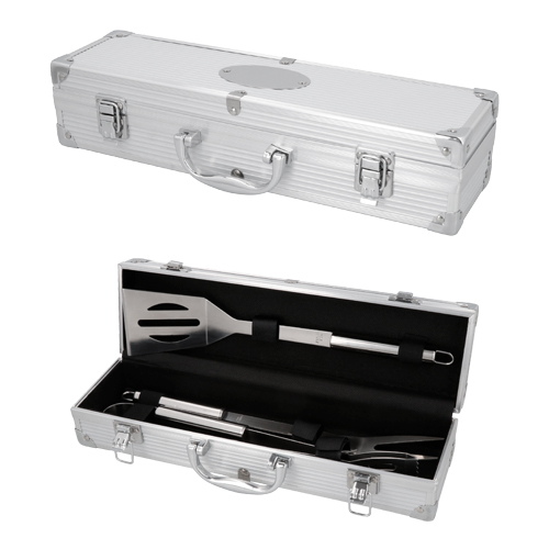 SET BBQ ACERO INOXIDABLE PACSOFT