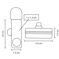 MICROFONO PLASTICO PAERIT