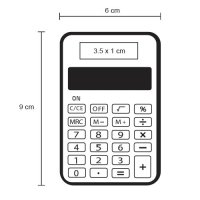 CALCULADORA PLASTICO RACPRIX