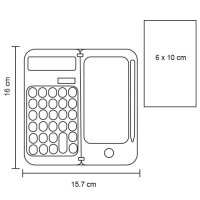 CALCULADORA PLASTICO RACQUAN