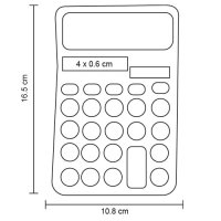 CALCULADORA PLASTICO RACQUEL